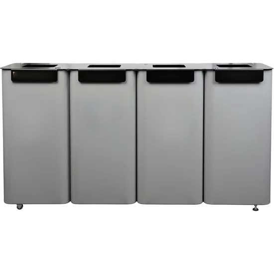 Affaldssortering Modulspande med hjul 4x70 liter