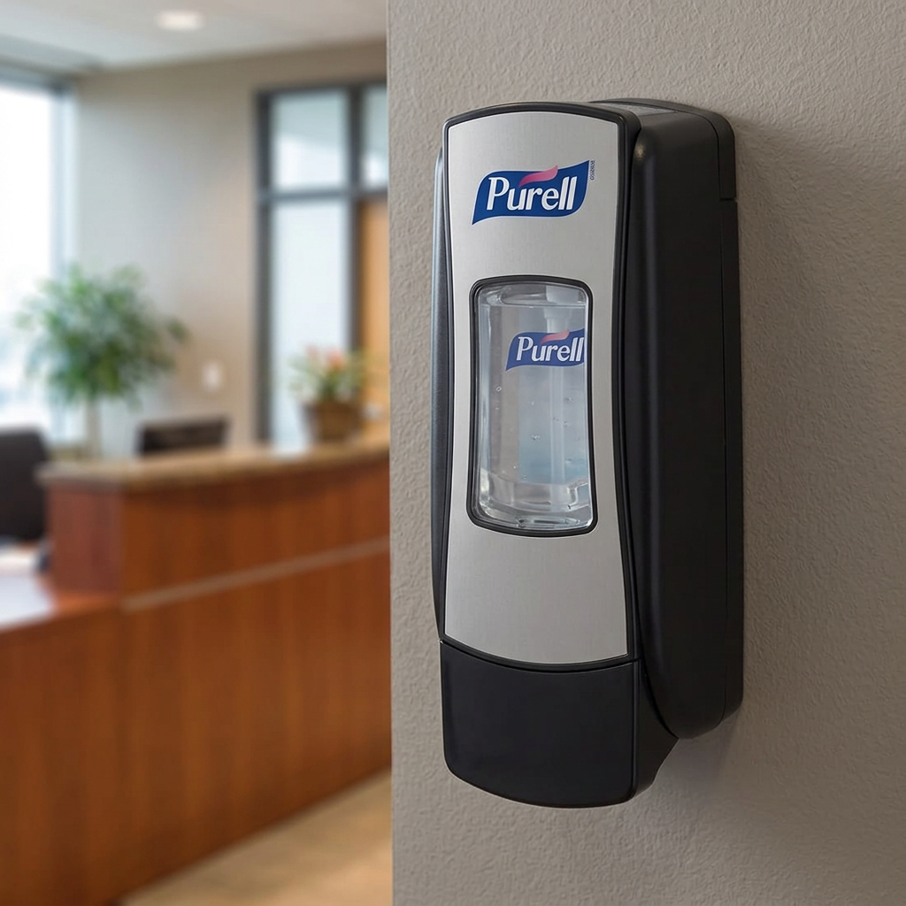 Håndspritdispenser Purell ADX-7, krom/sort, 700 ml