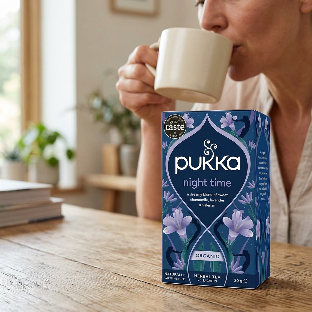Urtete Pukka Night Time økologisk, 20 breve, 20 g