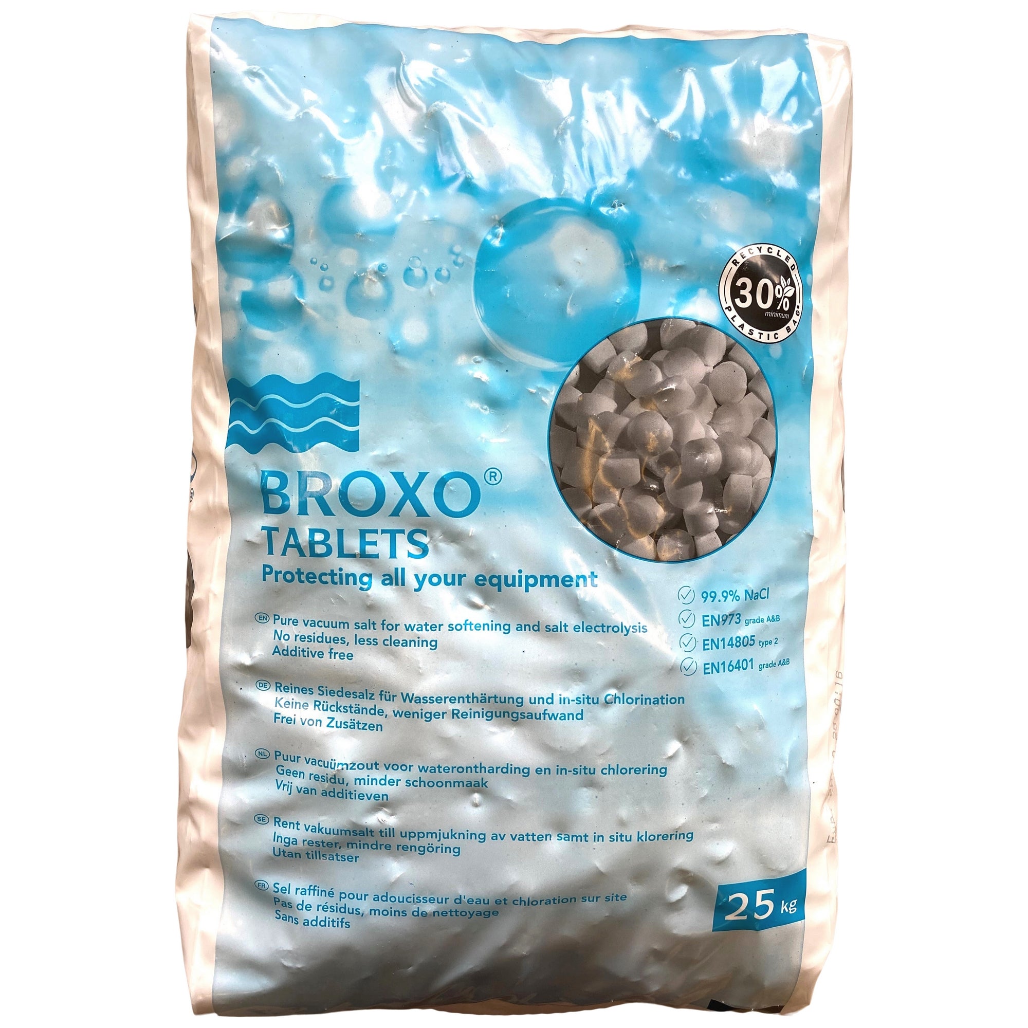 Salttabletter 25 kg.