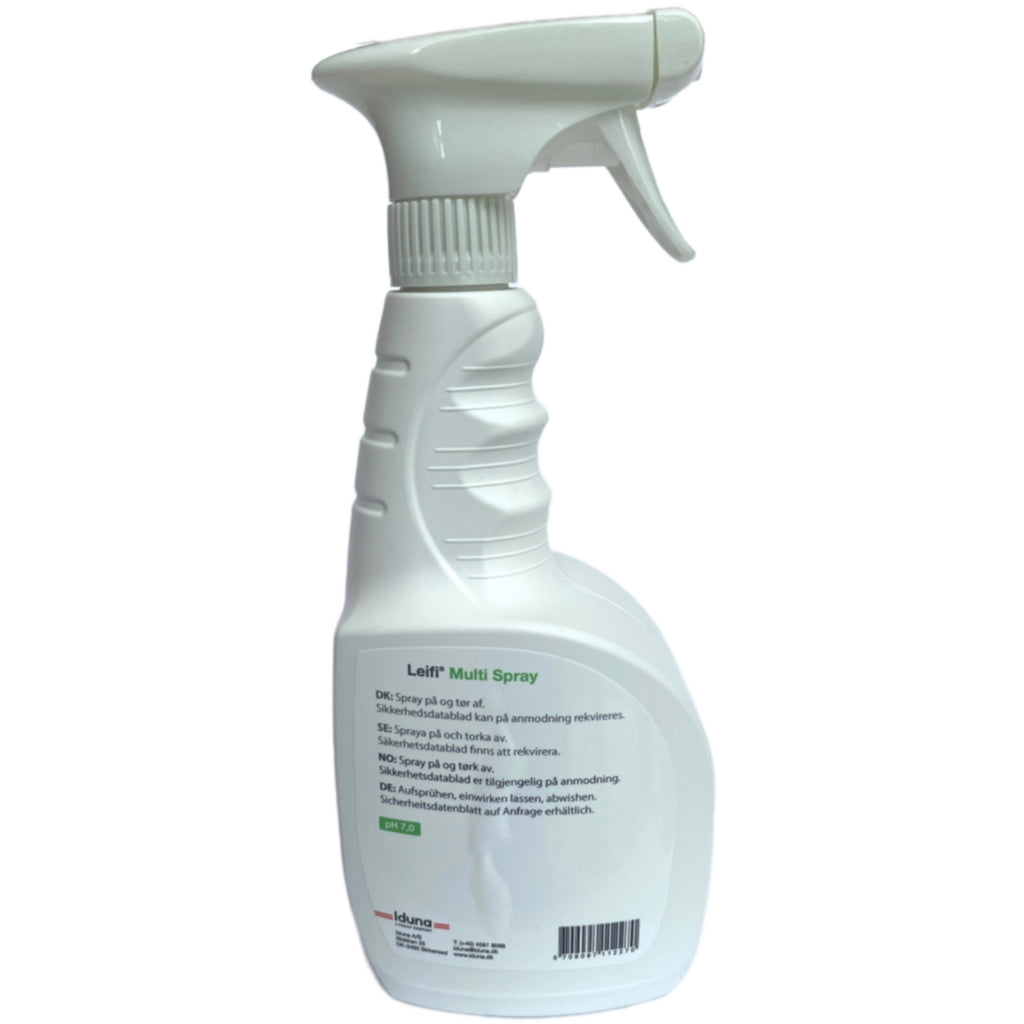 Universalrengøring Leifi MultiSpray Klar til Brug 750ml Bagfra