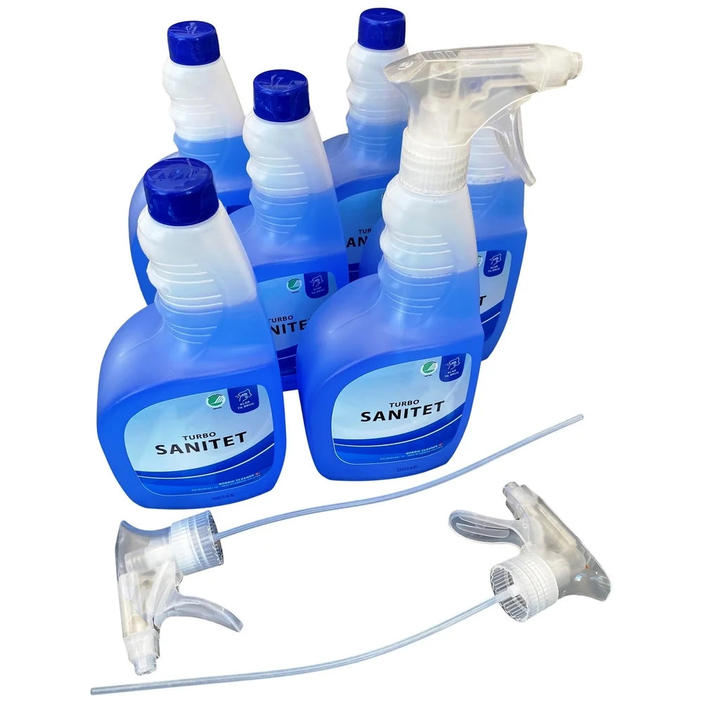 Sanitetsrengøring Turbo Svanemærket 1 x750ml Klar Til Brug