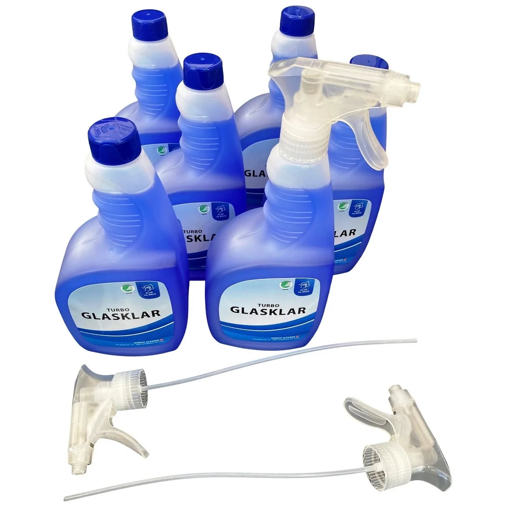 Glasklar / Glasrens Turbo Svanemærket 1 x750ml Klar Til Brug