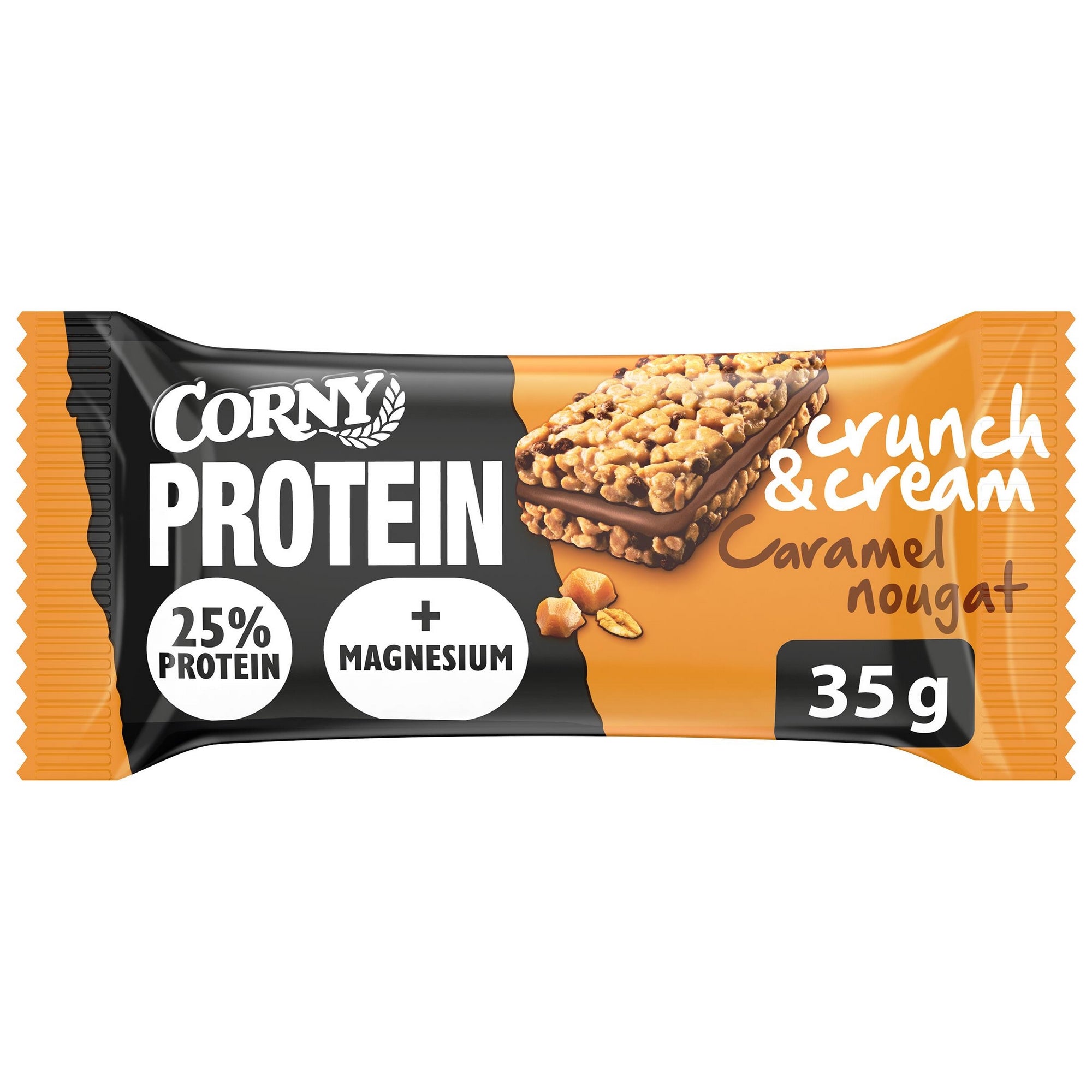 Corny Protein Crunch&Cream Caramel Nougat 24x35g
