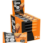 Corny Protein Crunch&Cream Caramel Nougat 24x35g i dispenser box