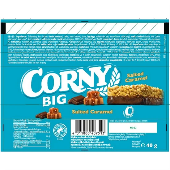 Corny müslibar Salted Caramel 1x24 stk