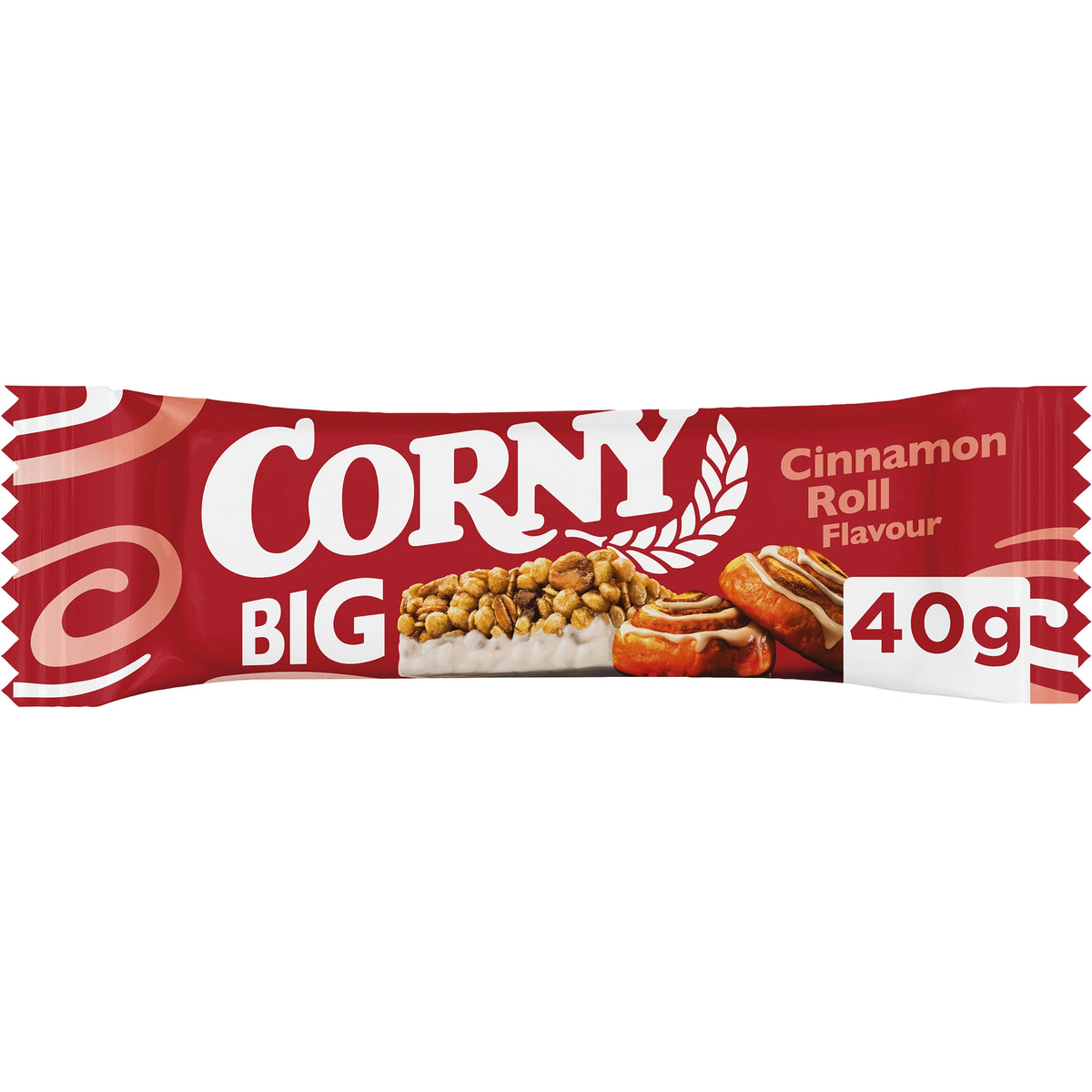 Corny Cinnamon Roll Müslibar 24x40g Smag af Kanelsnegl