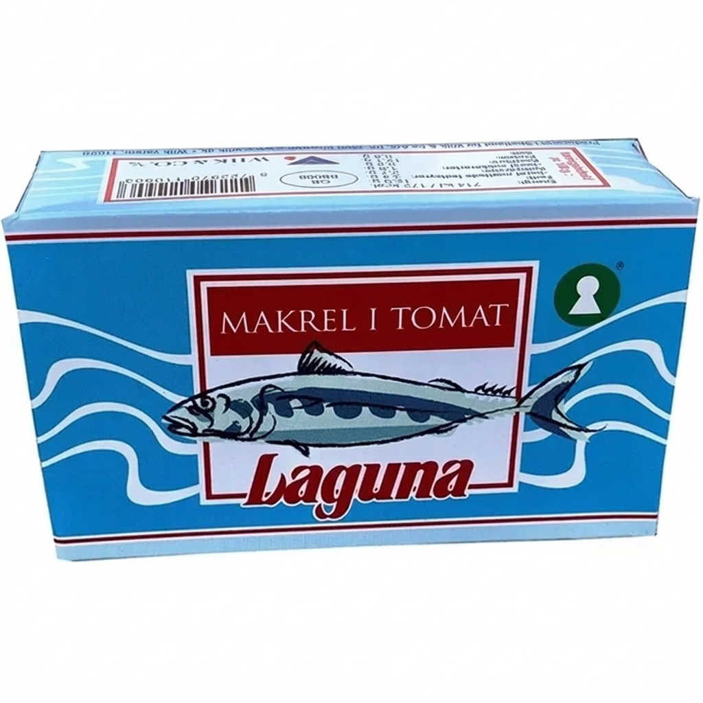 Makrelfilet i tomat Laguna, 10 × 125 g