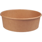 Salatskåle 1300ml Rund Brun Ø185x70mm 1x50 stk