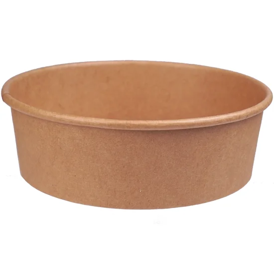 Salatskåle 1300ml Rund Brun Ø185x70mm 1x50 stk