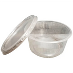 Salatskåle 1300ml Rund Brun Ø185x70mm 1x50 stk