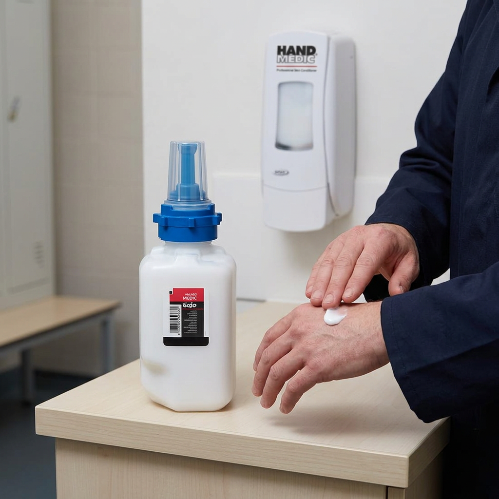 Håndlotion GOJO Hand Medic ADX-7, 4 × 685 ml, datovare