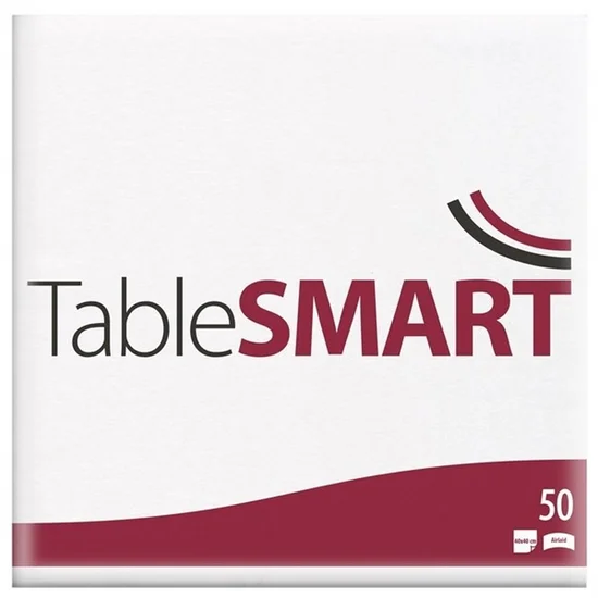 Servietter Tablesmart Airlaid Som Stof Hvide 50 stk