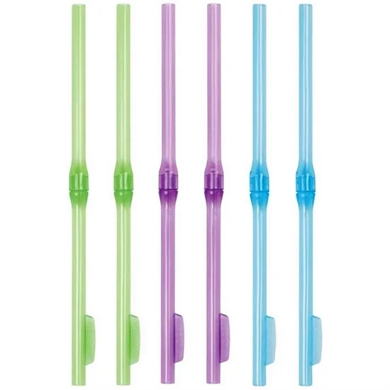 Sugerør Plast Genanvendelige Sistema 6 stk