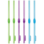 Sugerør Plast Genanvendelige Sistema 6 stk