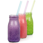 Sugerør Plast Genanvendelige Sistema 6 stk