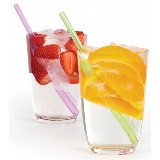 Sugerør Plast Genanvendelige Sistema 6 stk