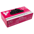 Nitril Pudderfri Handsker Sort S Kraftig 100 stk