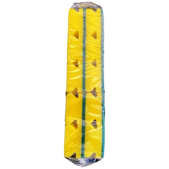 Skure Svampe med greb Gul med Grøn skureflade 10 stk