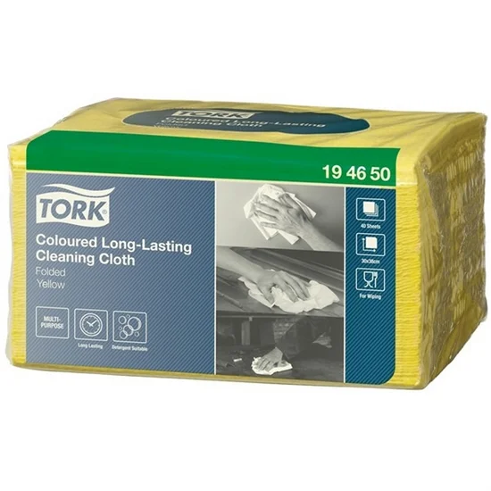 Rengøringsklude TORK 40 stk W8 Gul