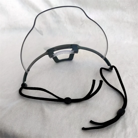 Mundvisir til hagen & elastik 1 stk.