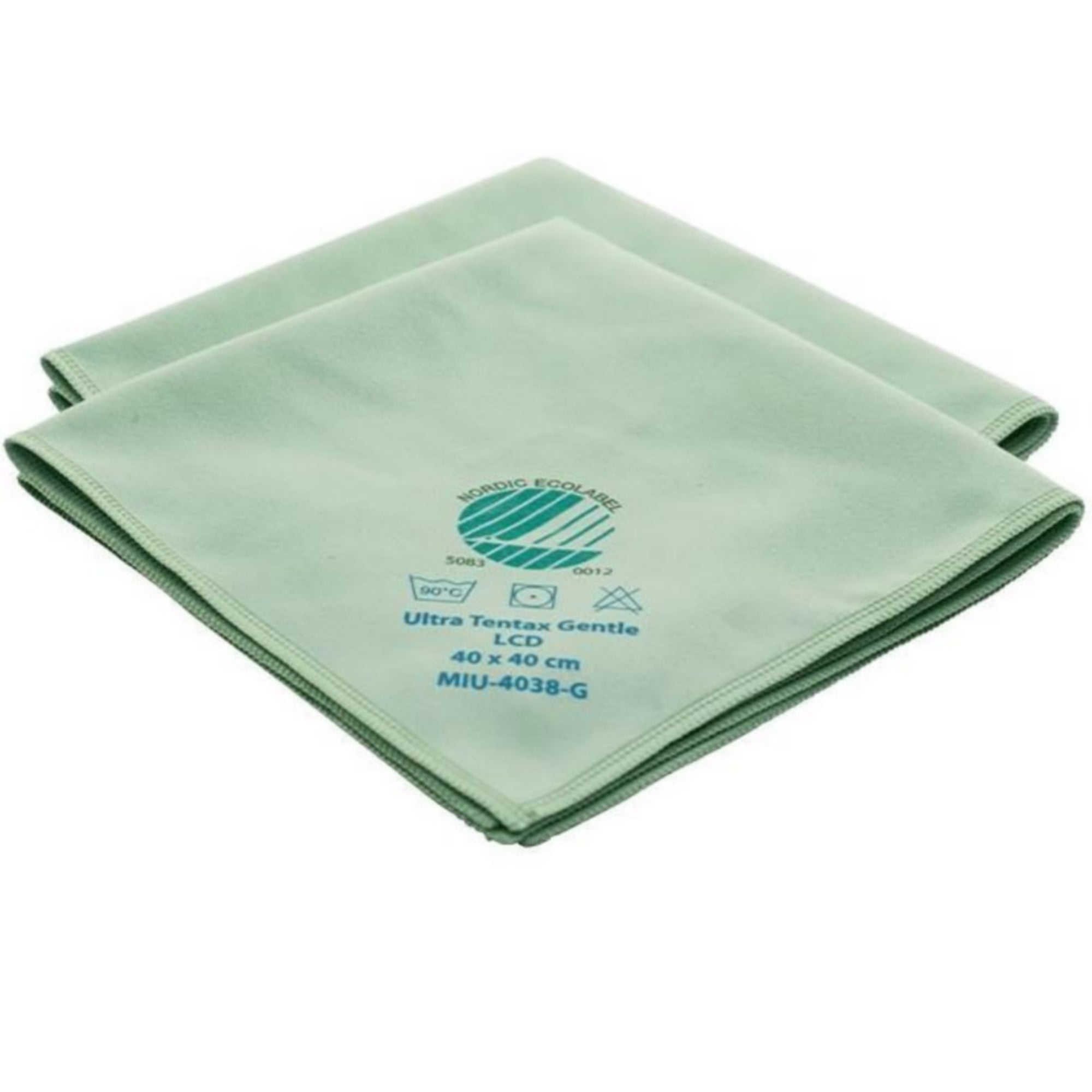 Microfiberklud Ultra Tentax Gentle til Sarte Overflader 40x40cm Grøn