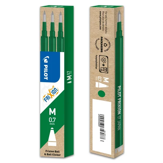 Refill GRØN til Pilot Frixon 0,7 Kuglepen 1x3-pack