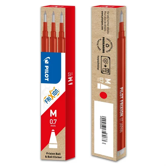 Refill RØD til Pilot Frixon 0,7 Kuglepen 1x3-pack