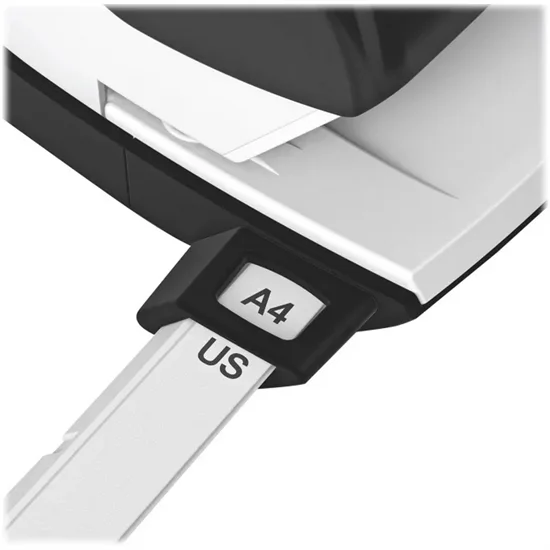 Hulapparat Leitz 5008 2-huls med skinne Sort