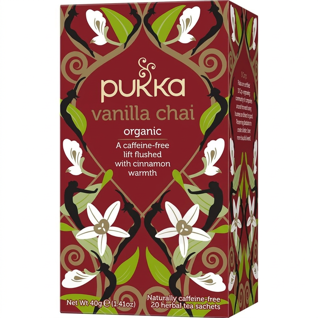 Urtete Pukka Vanilla Chai økologisk, 20 breve, 40 g