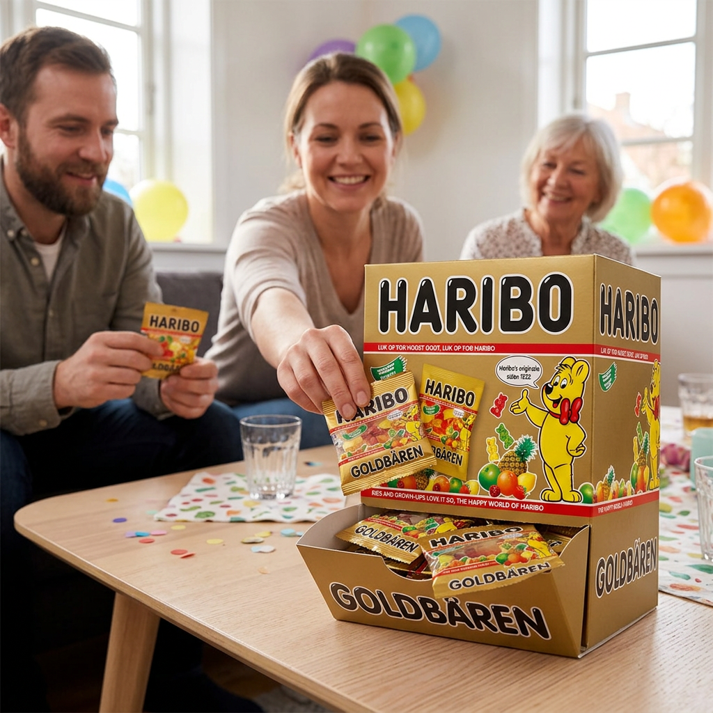 Vingummi Haribo Guldbamser, 100 miniposer