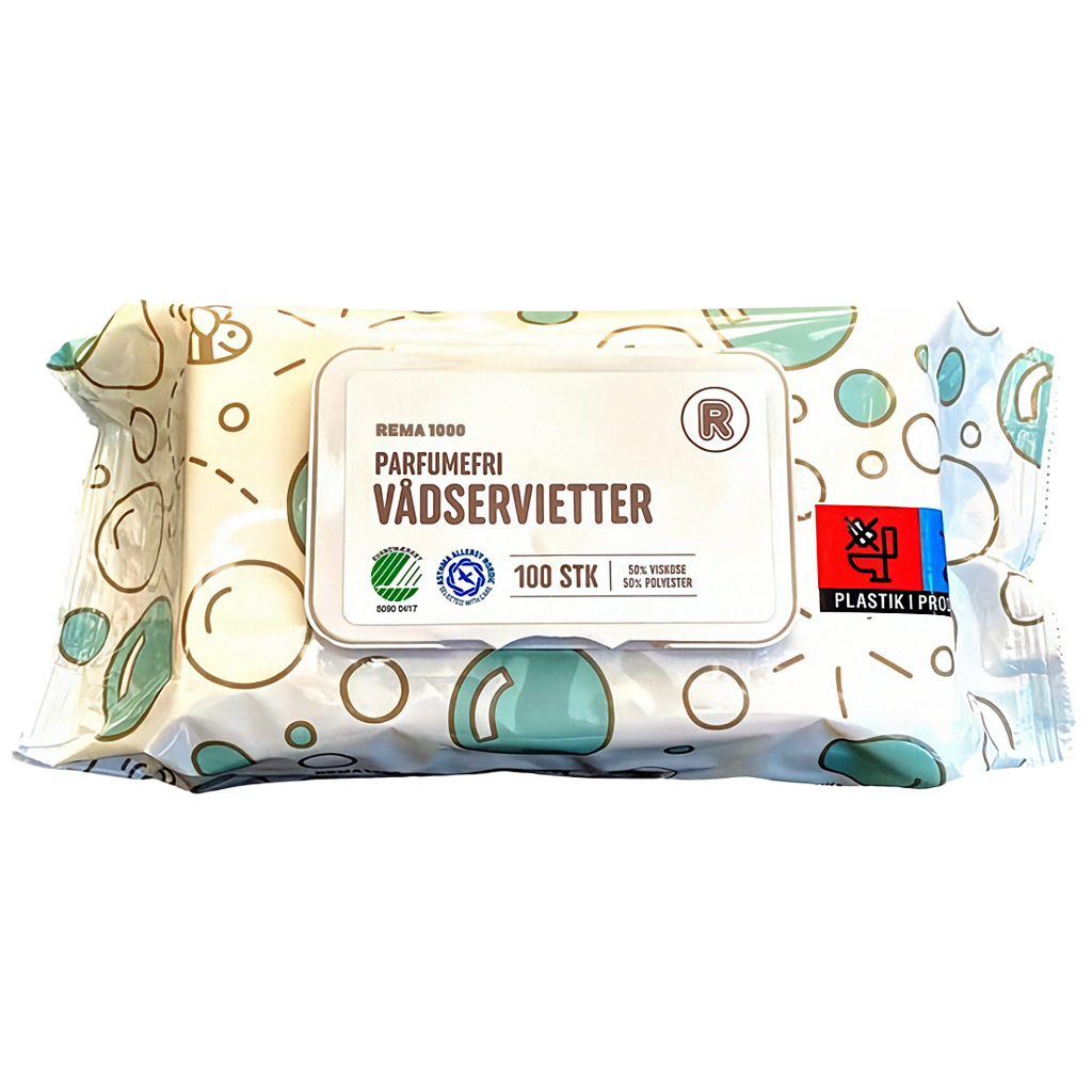 Vaskeservietter 100 stk.