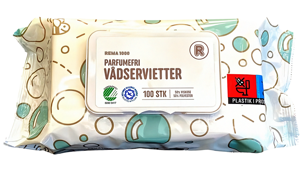 Vådservietter Baby Uden Farve & Parfume 1x100 ark