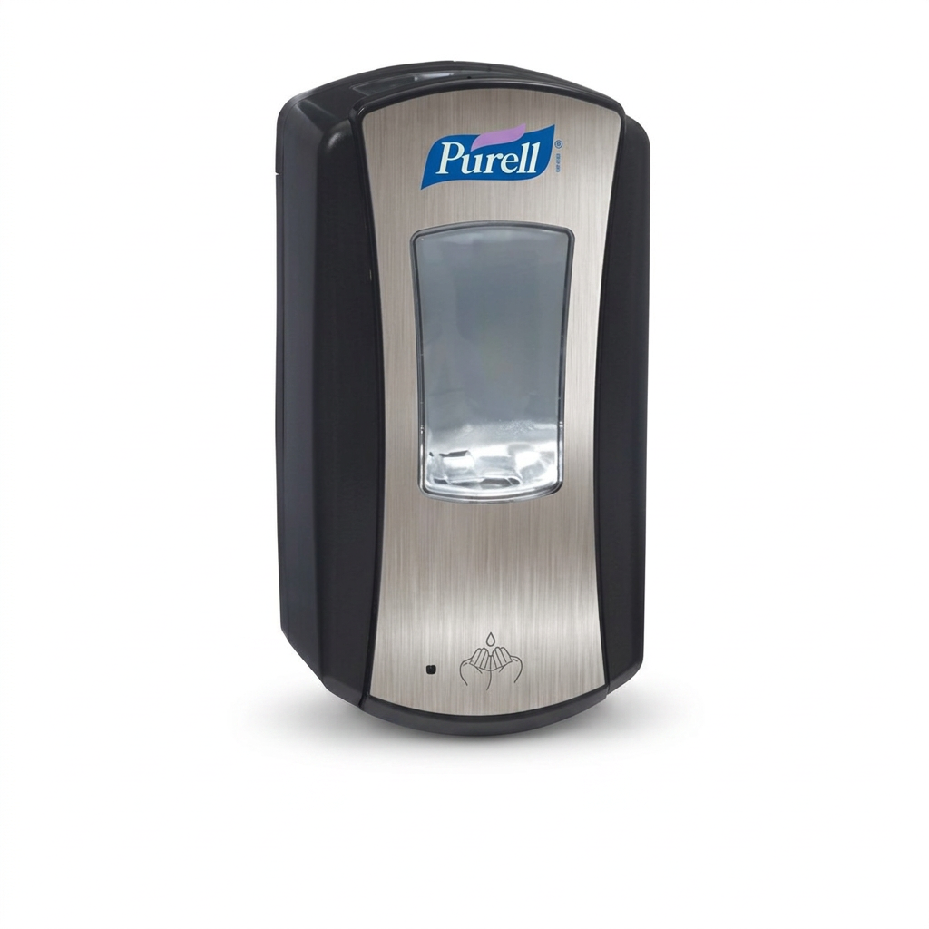 Håndspritdispenser Purell LTX-12, krom/sort, 1200 ml, 1928