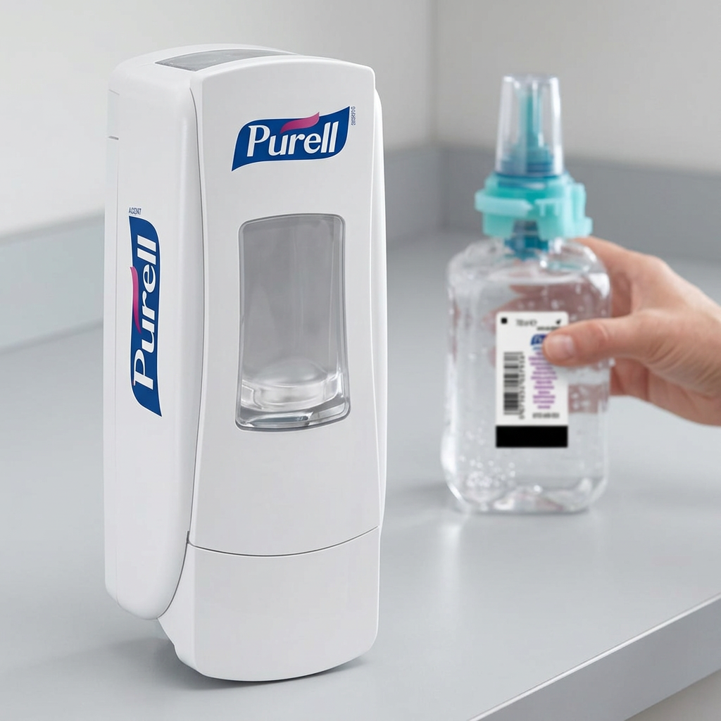 Håndspritdispenser Purell ADX-7, hvid, 700 ml