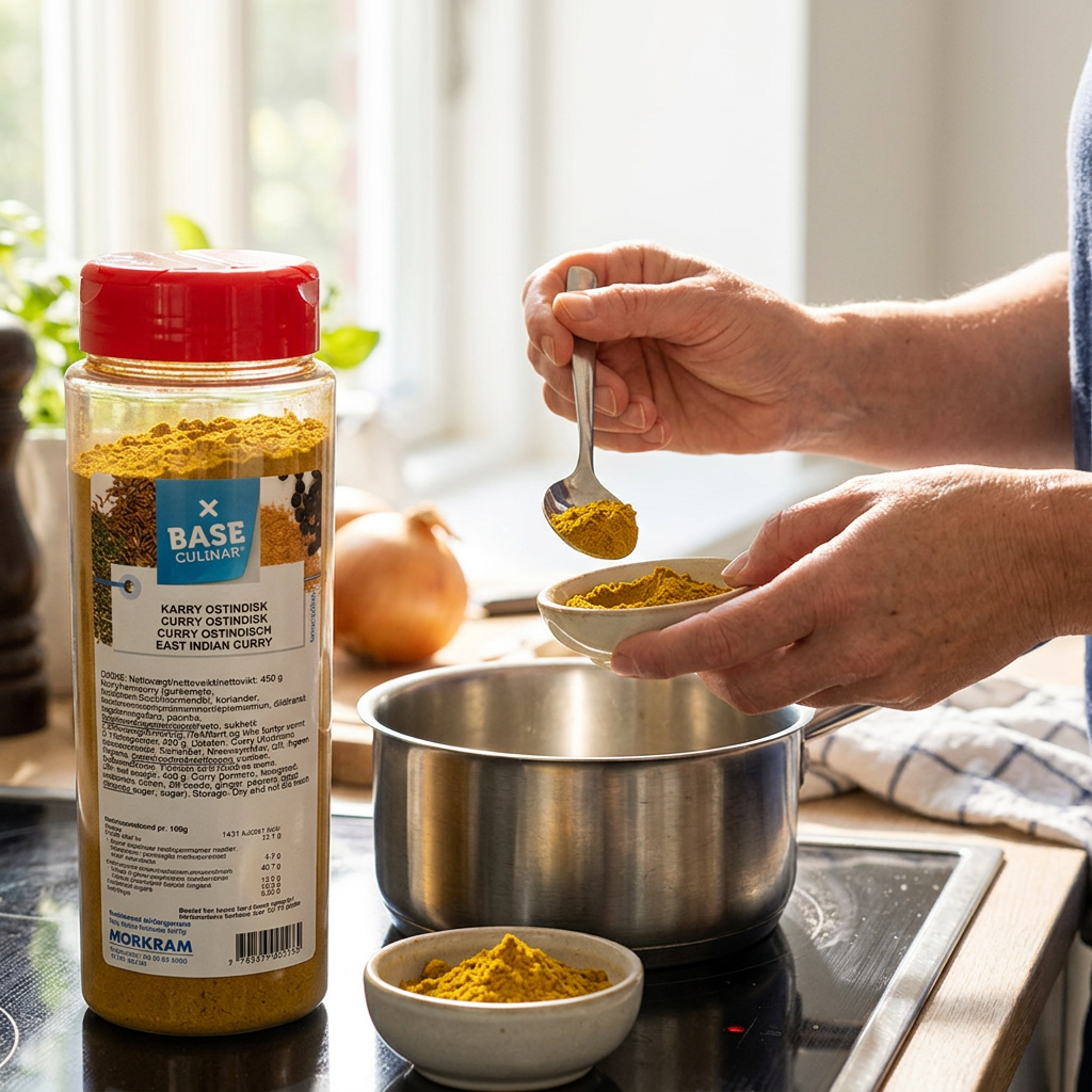 Karry Base Culinar Østindisk, 450 g i strødåse