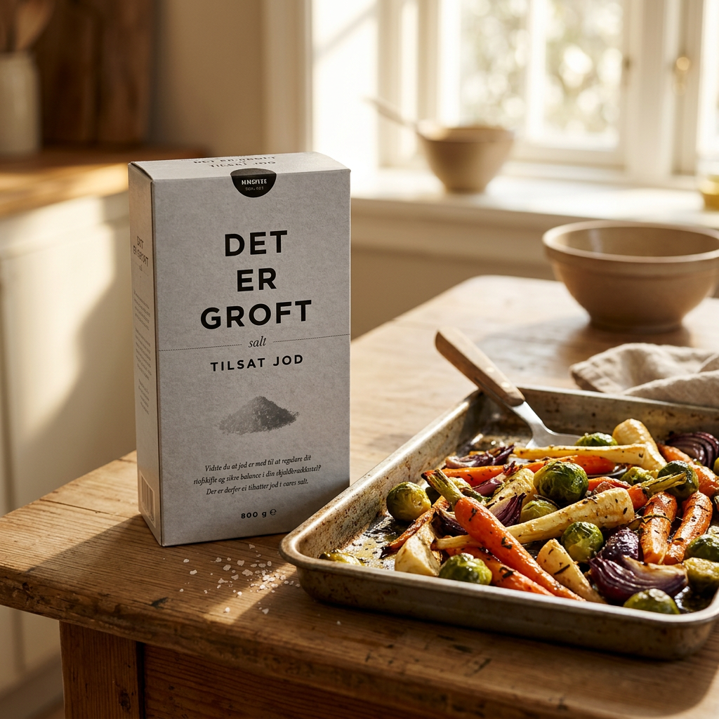 Groft salt Brøste med jod, 800 g