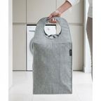Vasketøjstaske Brabantia, rektangulær 55 liter, grå
