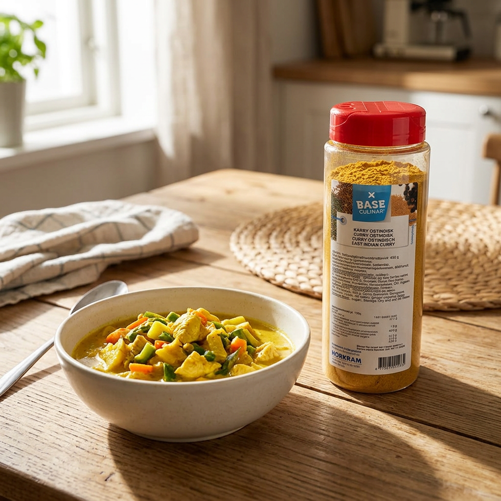 Karry Base Culinar Østindisk, 450 g i strødåse