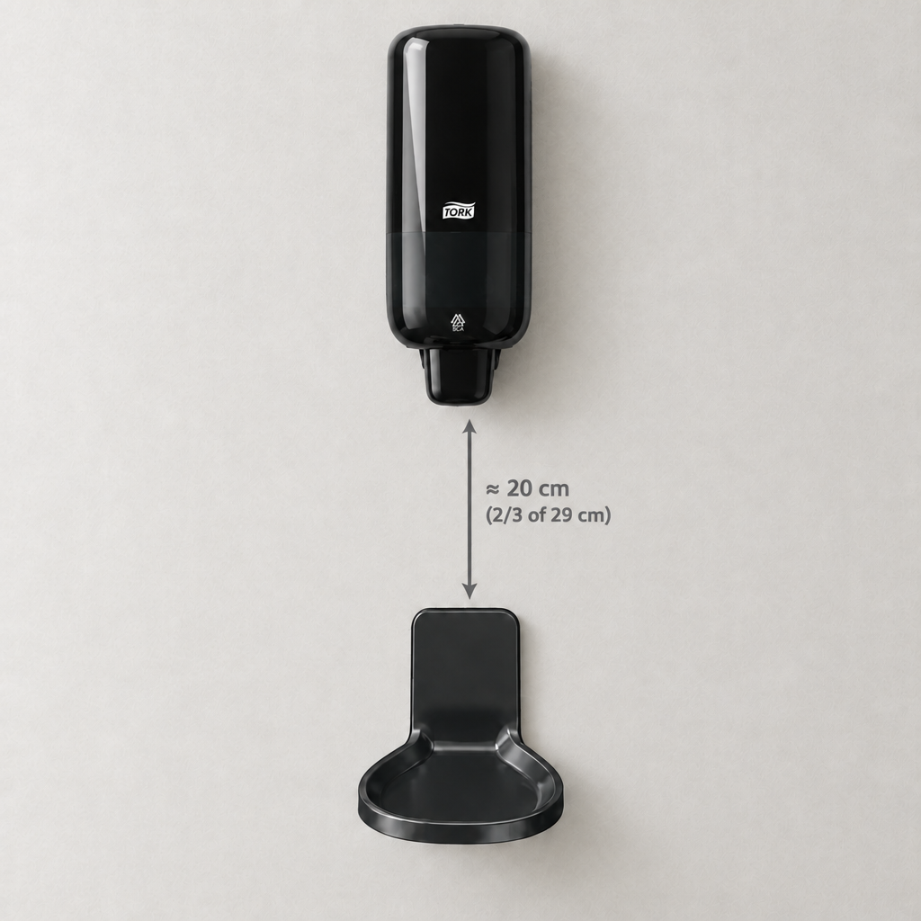 Drypbakke Tork 511068, sort, til S1/S2/S4/S11, 1 stk.