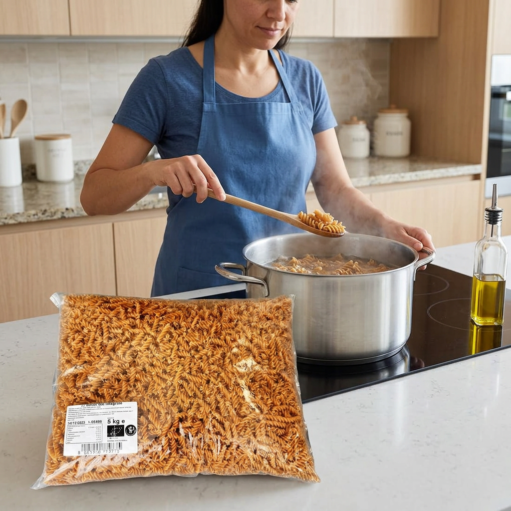 Pastaskruer Campioni, økologisk fuldkorn, 5 kg