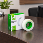 Q-Connect usynlig tape i reception, stemningsillustration