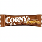 Tydeliggjort produktfoto af Corny Big Chokolade i brun indpakning