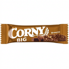 Corny Big Brownie, individuelt indpakket bar på hvid baggrund