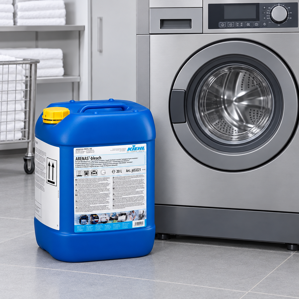 Kiehl Arenas Bleach 20 L ved lukket vaskemaskine