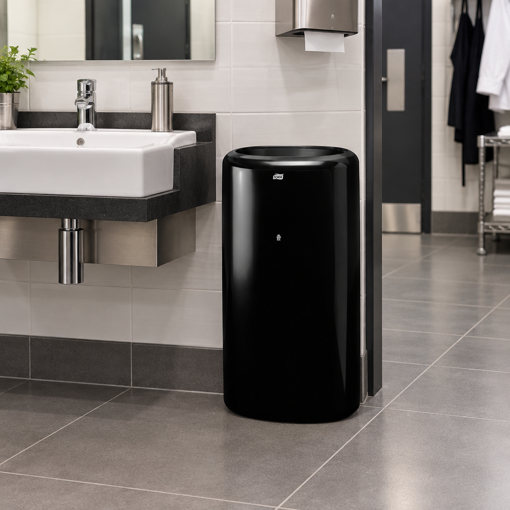 Sort Tork B1 50-liters affaldsbeholder i personalefaciliteter
