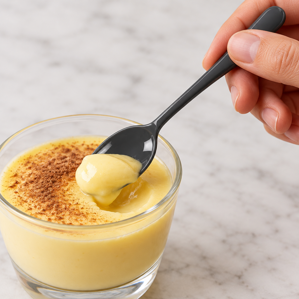 Grå flergangsteske bruges til dessert