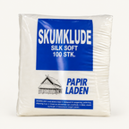 Skumklude 100 stk på lys baggrund