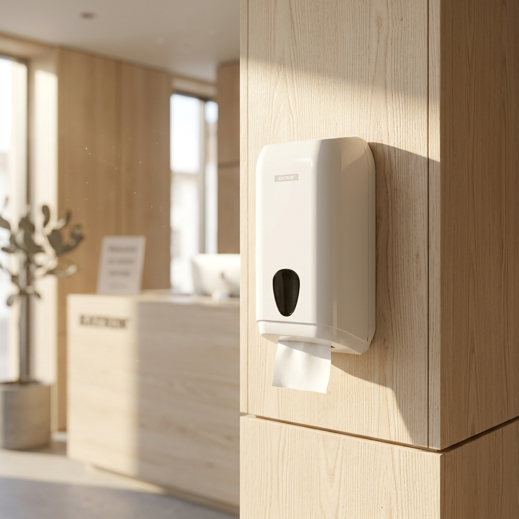 Katrin 92582 næsepapirsdispenser, stemningsbillede til hotel