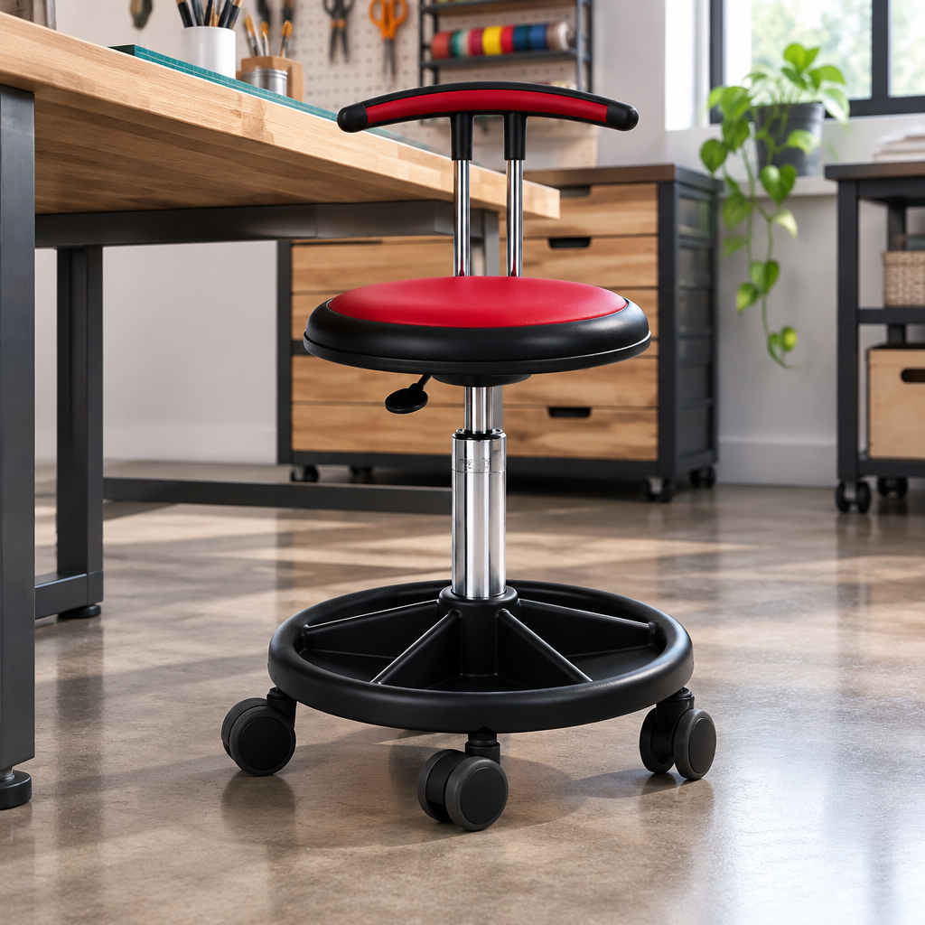 New Ufo 425 ved kreativt arbejdsbord, stemningsillustration
